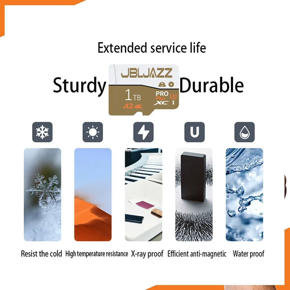 Micro TF SD Card Ultra SD Memory Card 64GB 256GB 512GB 128GB MicroSD U3 A2 4K TF Flash Cards for Xiaomi Phone Camera Table PC
