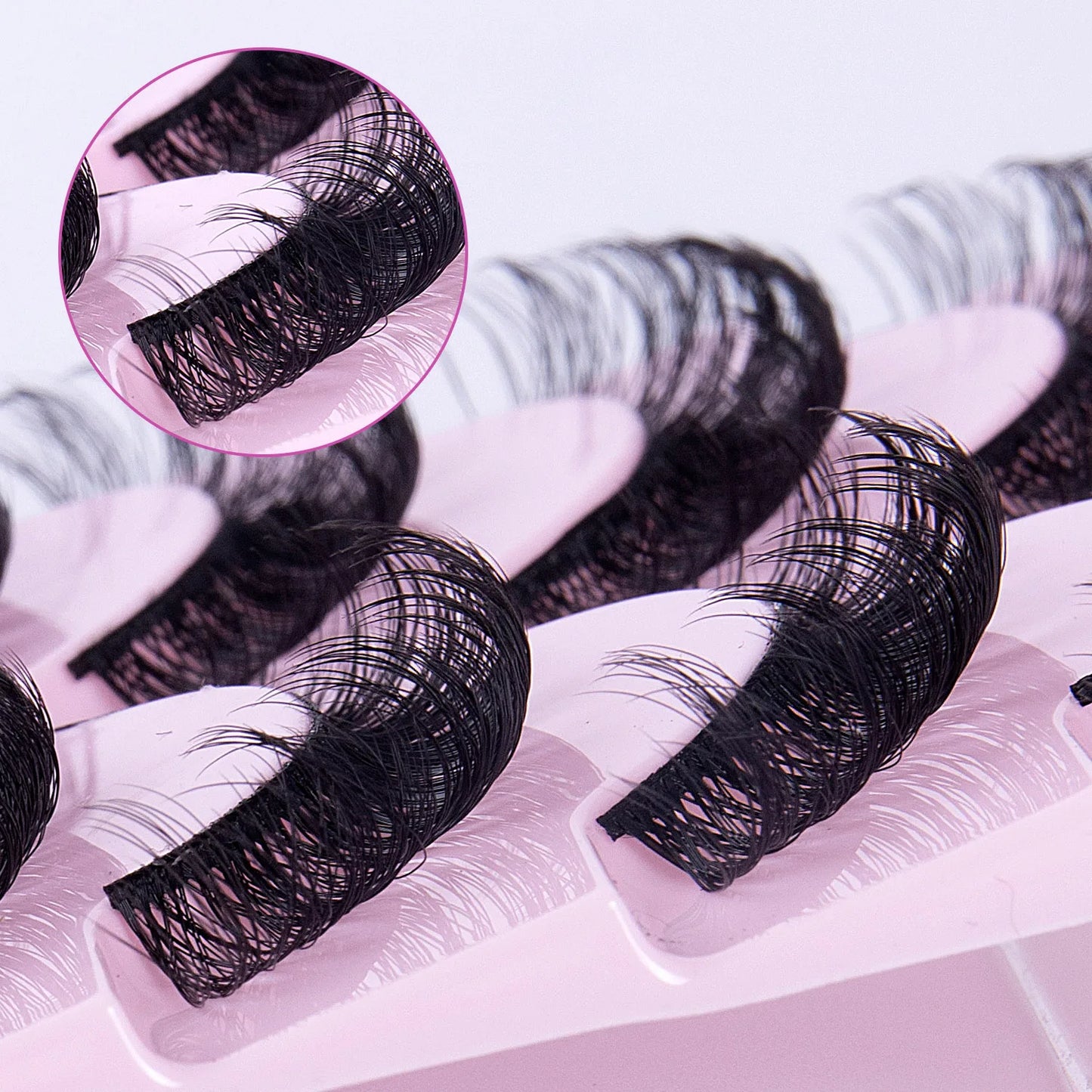 Fashion Russian Strip Lashes 2/5/10 Pairs 3D Mink Lashes Natural Eyelashes Dramatic False Eyelashes Wholesale Eyelash Extension