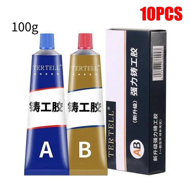 Home High Temperature Glue For Metal Welding Strength Repair Resistant Magic AB A Plastic Wood B Adhesive Purpose Bi Component