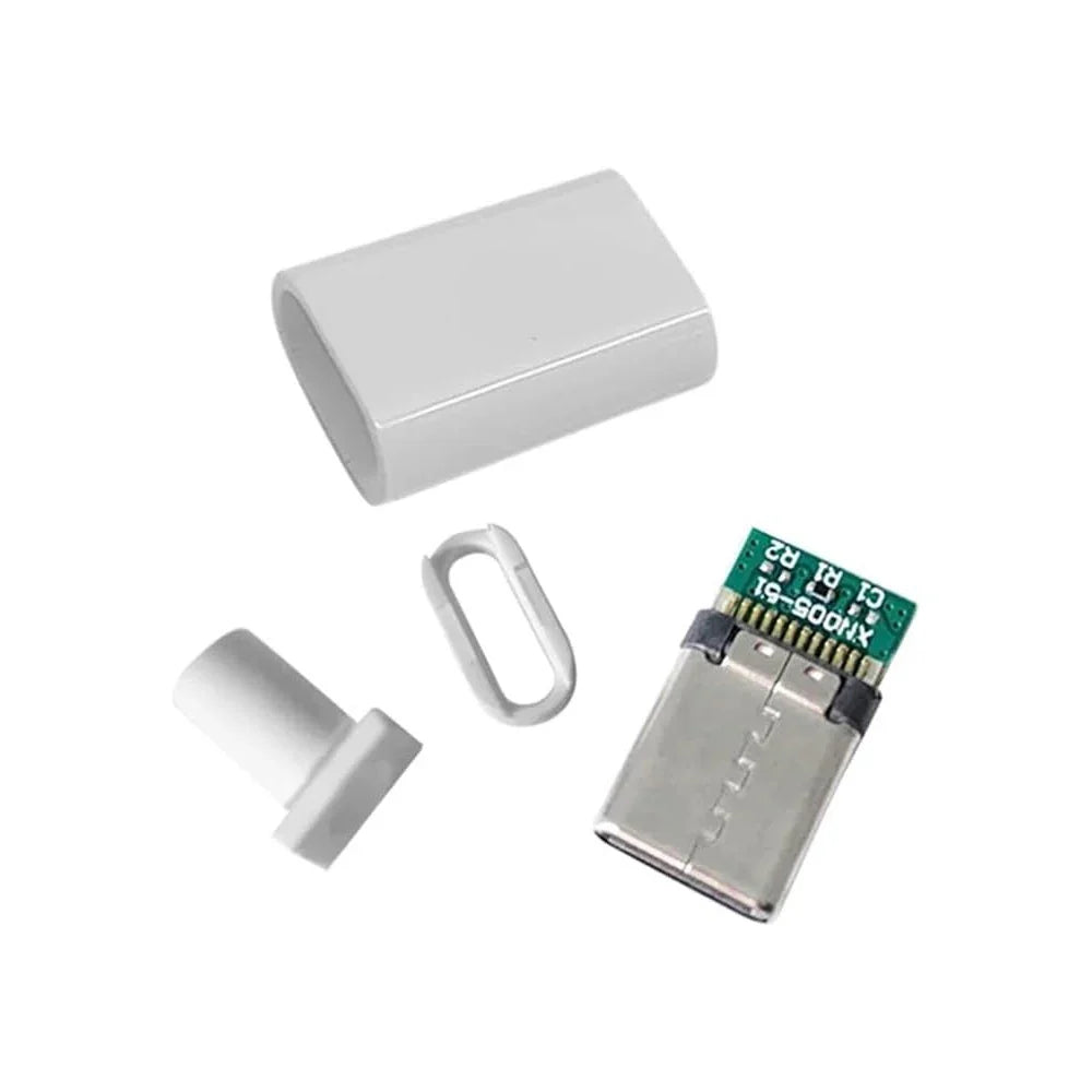 5/10 sets USB 3.1 Type C Connector Male Plug DIY Solder Wire USB C Male Adapter Cable for DIY Data Line Interface Male Socket