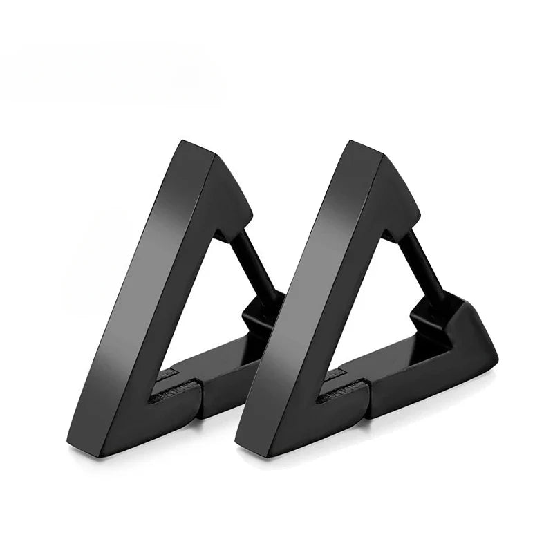 1 Pairs Fake Ear Clip Hoop Earrings for Men and Women Stainless Steel Painless Non Piercing Fake Earrings Jewelry Gifts