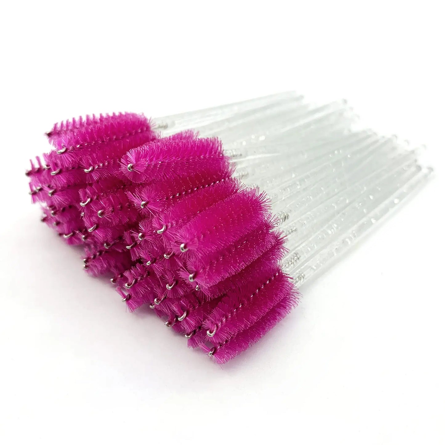 Disposable Eyelashes Brushes Crystal Diamond Handle Lash Brush Eyebrow Mascara Wands Eyelash Extension Supplies Makeup Tools