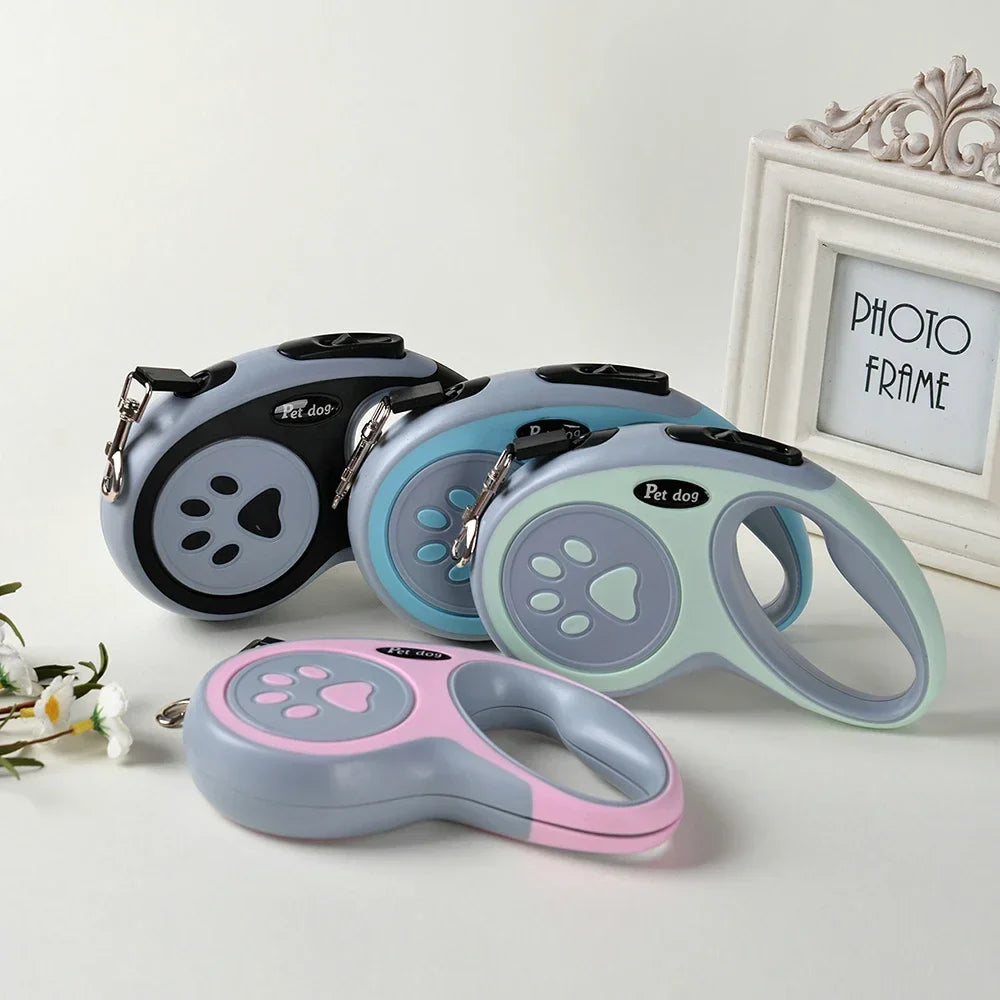 3 Meters 5 Meters Nylon Pet Dog Leash For Small Medium Dogs Cat Outdoor Hiking Retractable Puppy Belt Chihuahua Bulldog Supplies