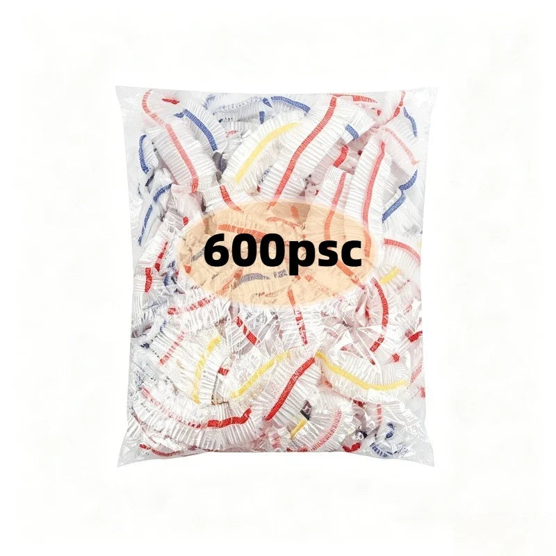 1000Pcs Plastic Wrap for Food Cover Bags for Covering Food Disposable Food Container Reusable Stretch Plastic Lid for Container