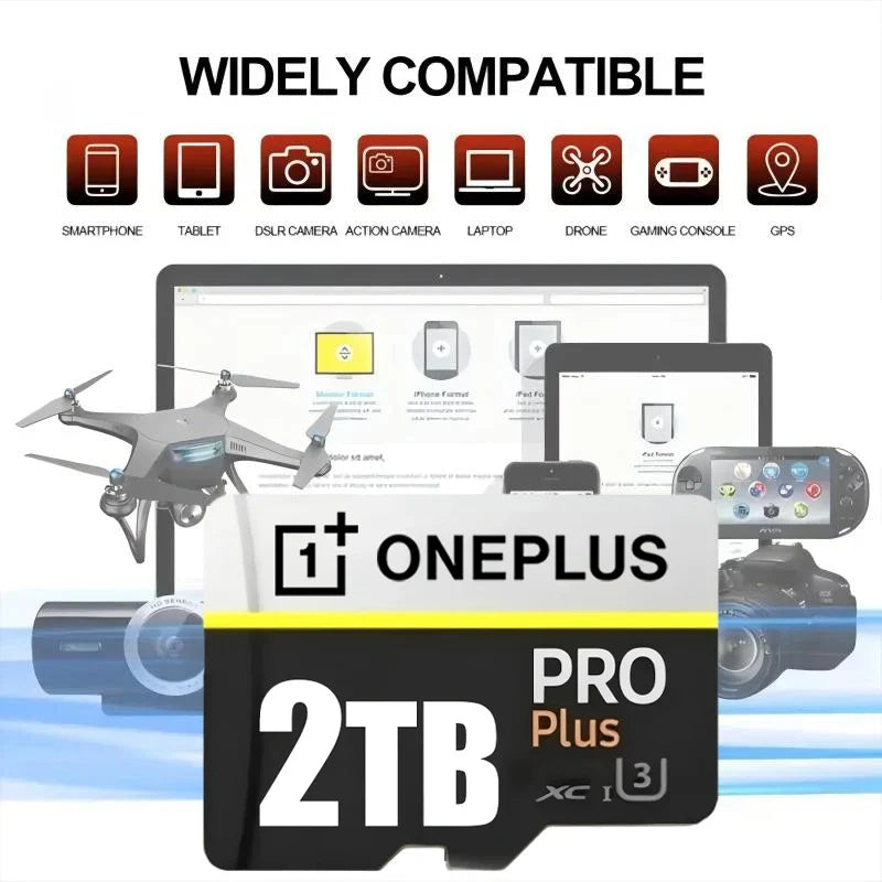 OnePlus 512GB Memory Card 1TB 2TB High Speed Full HD Video Mini SD Card 256GB 128GB Newest Micro Card For Phone Computer Camera
