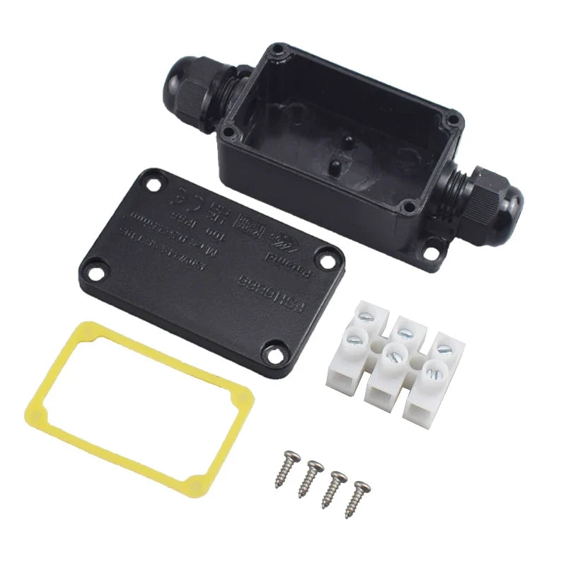IP66 Waterproof Junction Box 2 Way 3 Way 3mm-6.5mm Cable Connector Sealed Retardant Electrical Outdoor Waterproof Box