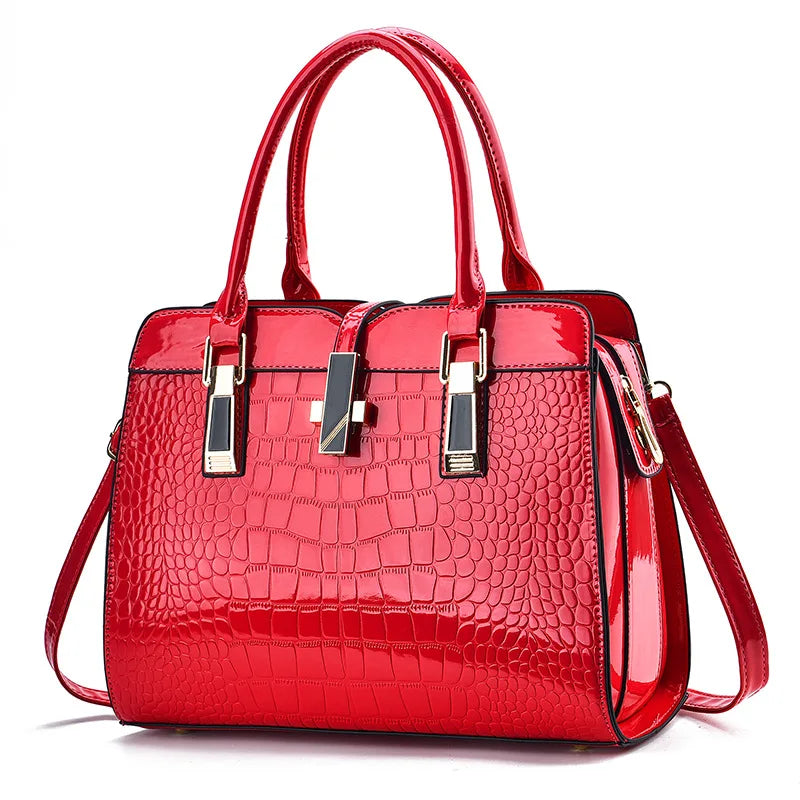 Women's Structured PU Handbag | Shoulder and Crossbody Tote