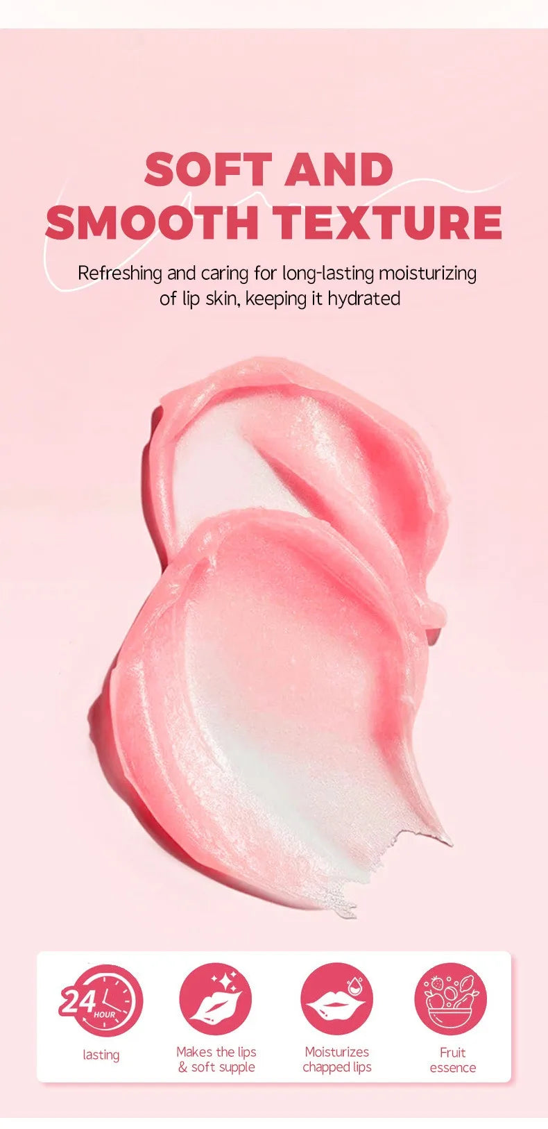 6 Kinds of Fruity Lip Balm Moisturizing Hydrating Long Lasting Lip Lotion Lightening Lip Lines Lips Mask Care Lips Lipstick Balm