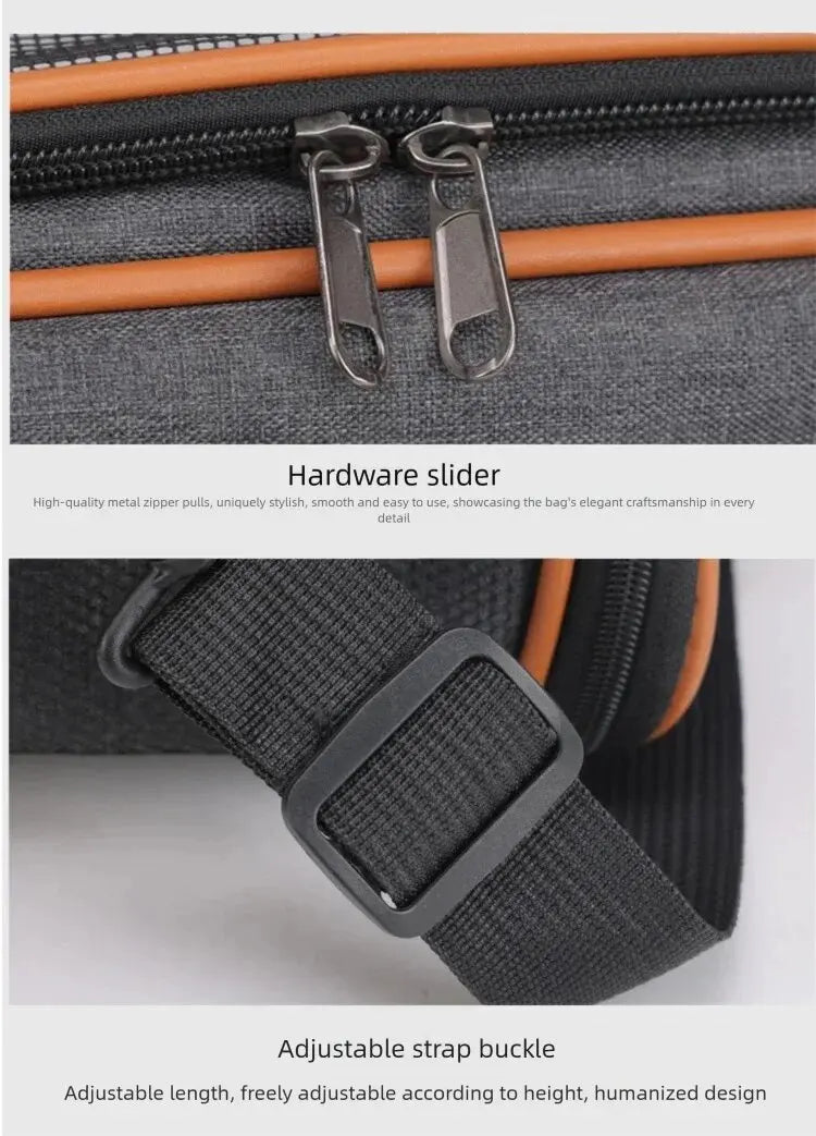 Dog Pet Carrier Bag Anti-Collapse Design Multiple Storage Pockets Cat Travel Handbag for Medium Cats, Puppy, Rabbits and Other S