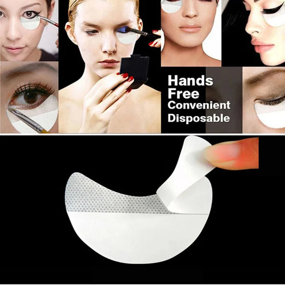 20/30/50pcs Eye Makeup Stencils Disposable Eyeshadow Stickers Eyeliner Shield Grafted Eyelashes Isolate Eyelash Removal Patches