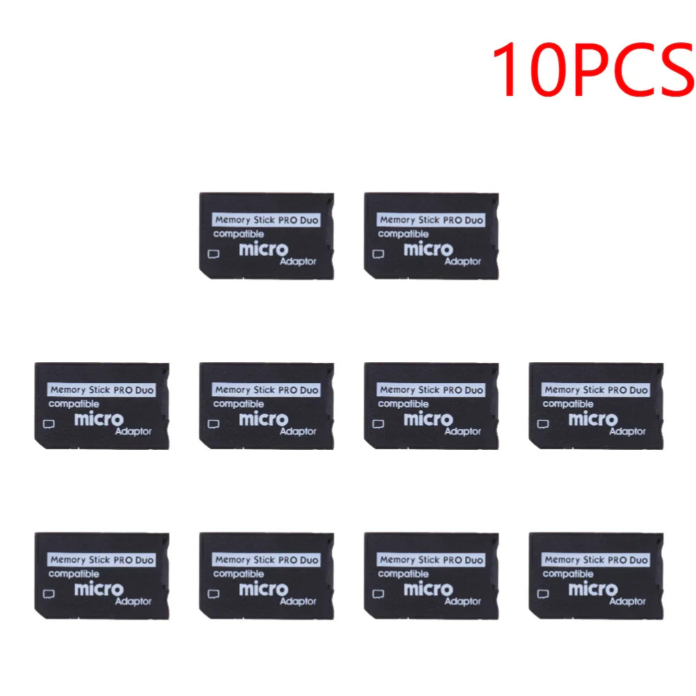 TF To MS Card Mini Memory Stick Card Adapter Plug and Play Card Reader Adapter Replacement Parts Accessories for Pro Duo