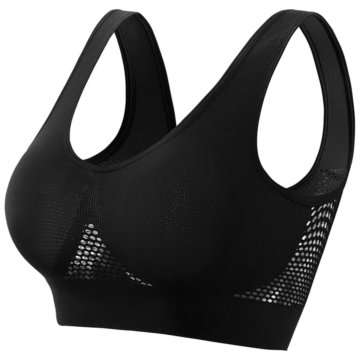 Women Anti-sagging Yoga Sports Bra High-Impact Fitness Tank Top