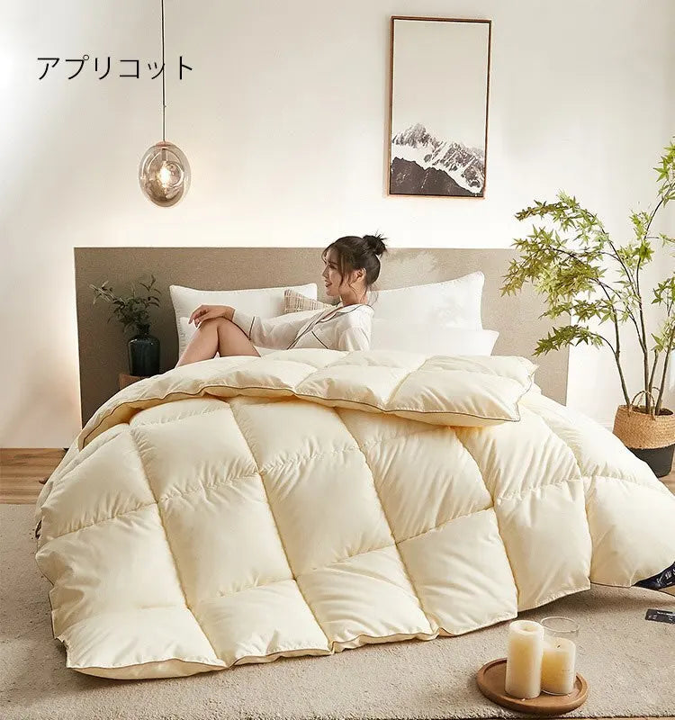 Feather Down Duvet Soft and Warm Perfect for Home Decor