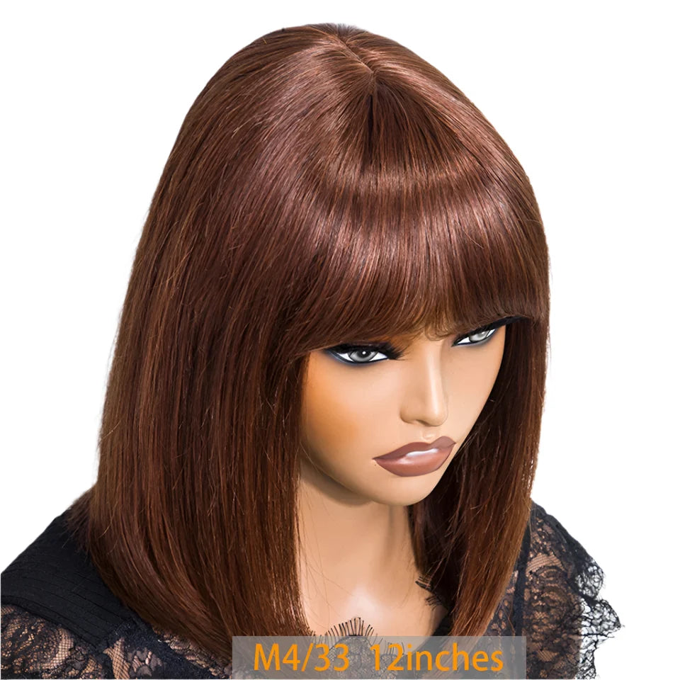 Rebecca Ombre Blonde Brown Bob Wig | 3x1 Part Lace Human Hair
