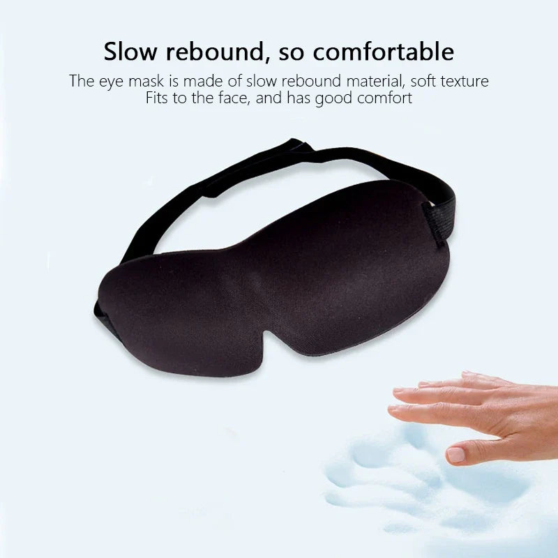 3D Sleep Mask Eye Mask for Travel Yoga Nap Lightweight Breathable Eye Cover Night Sleep Block Out Light Eyepatch for Women Men
