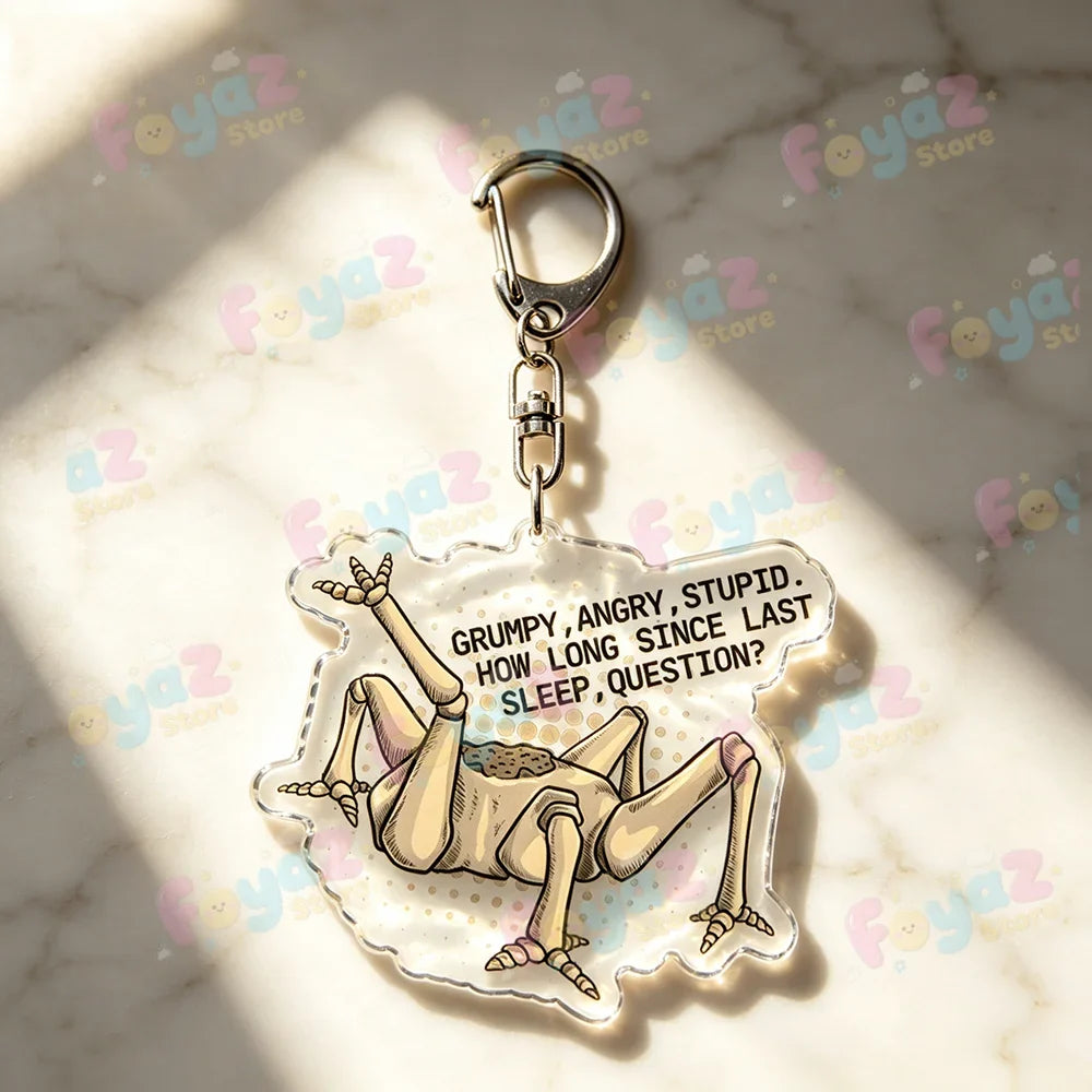Rocky Amaze Amaze Keychains for Accessories Bag Charm Project Hail Mary Mission Crest Keyrings Jewelry Fans Gifts