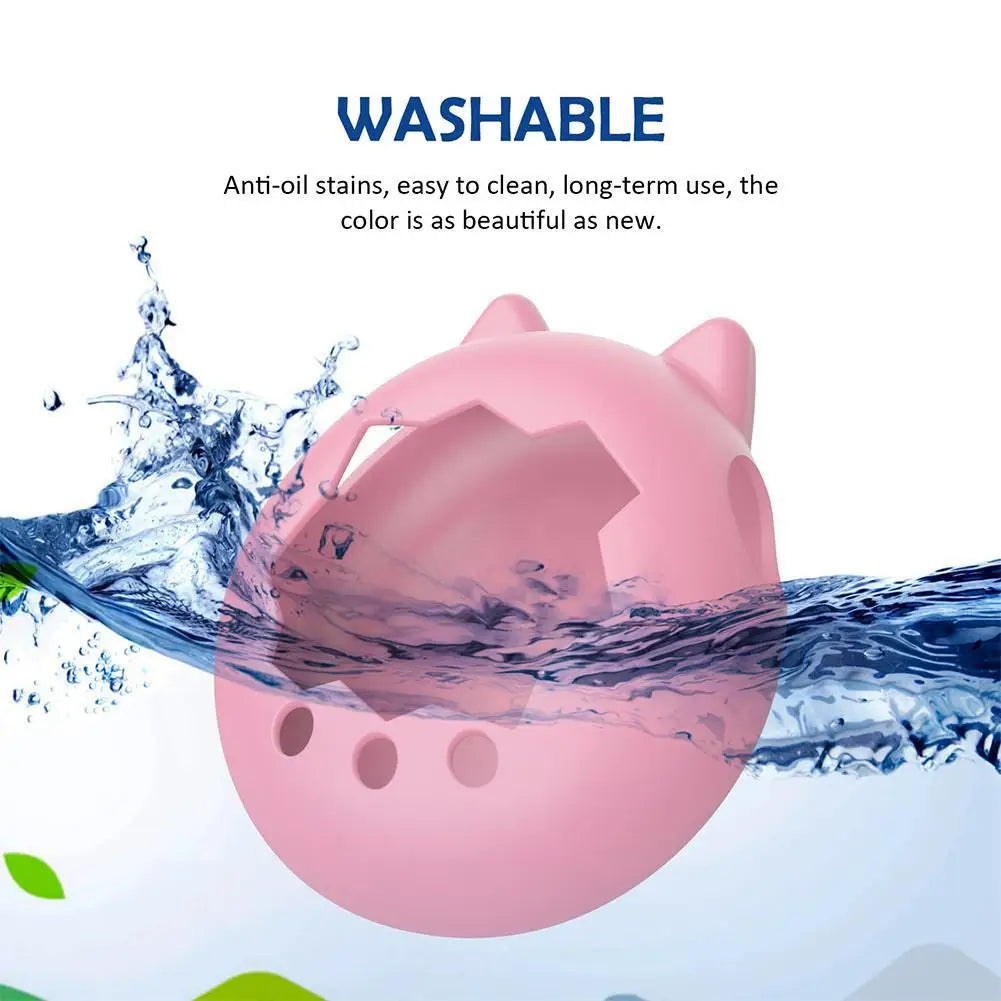 For Tamagotchi Paradise Silicone Full Cover Case Non-Slip Liquid Silicone Cute Protective Cover Soft Shell Game Accessories