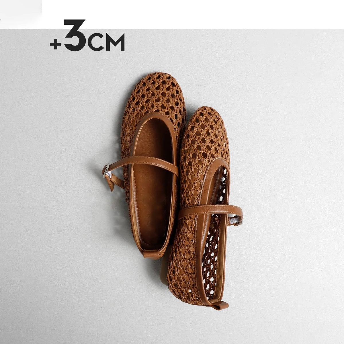 2026 Summer New Fashion Simple One-Buckle Vintage Flats for Women, Soft and Comfortable Ballet Shoes, Shallow Mouth Sandals