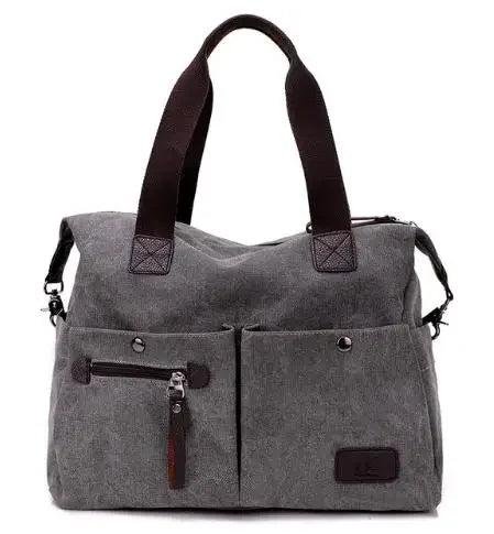 New Arrive Women's Vintage Canvas Messenger Bag | Large Casual Tote Handbag & Crossbody Shoulder Bag for Ladies (Travel Bag)