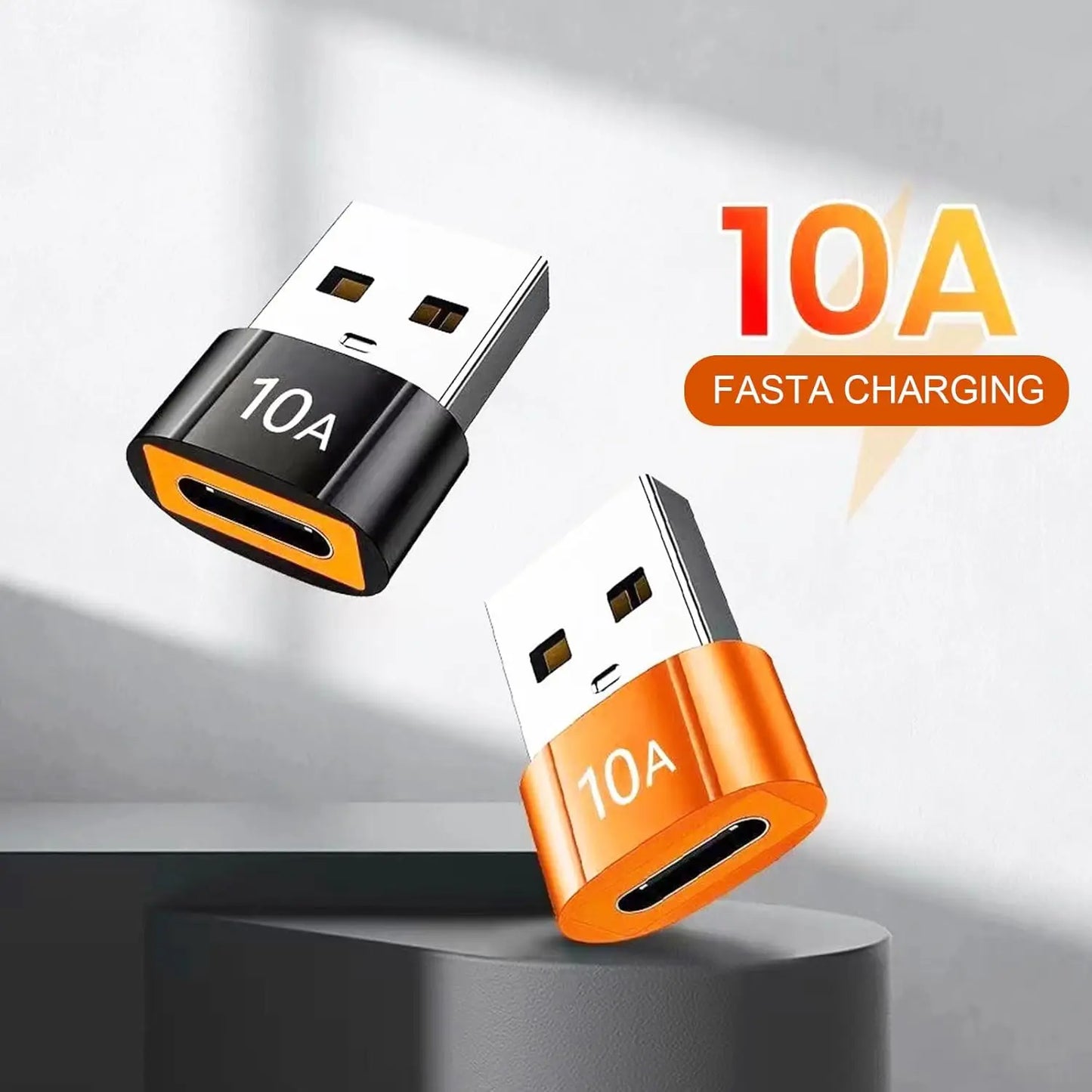 Small USB A to USB C Charging Adapters USB to USB C Adapter, Easy Connecting for Cameras and Headphones Accessory