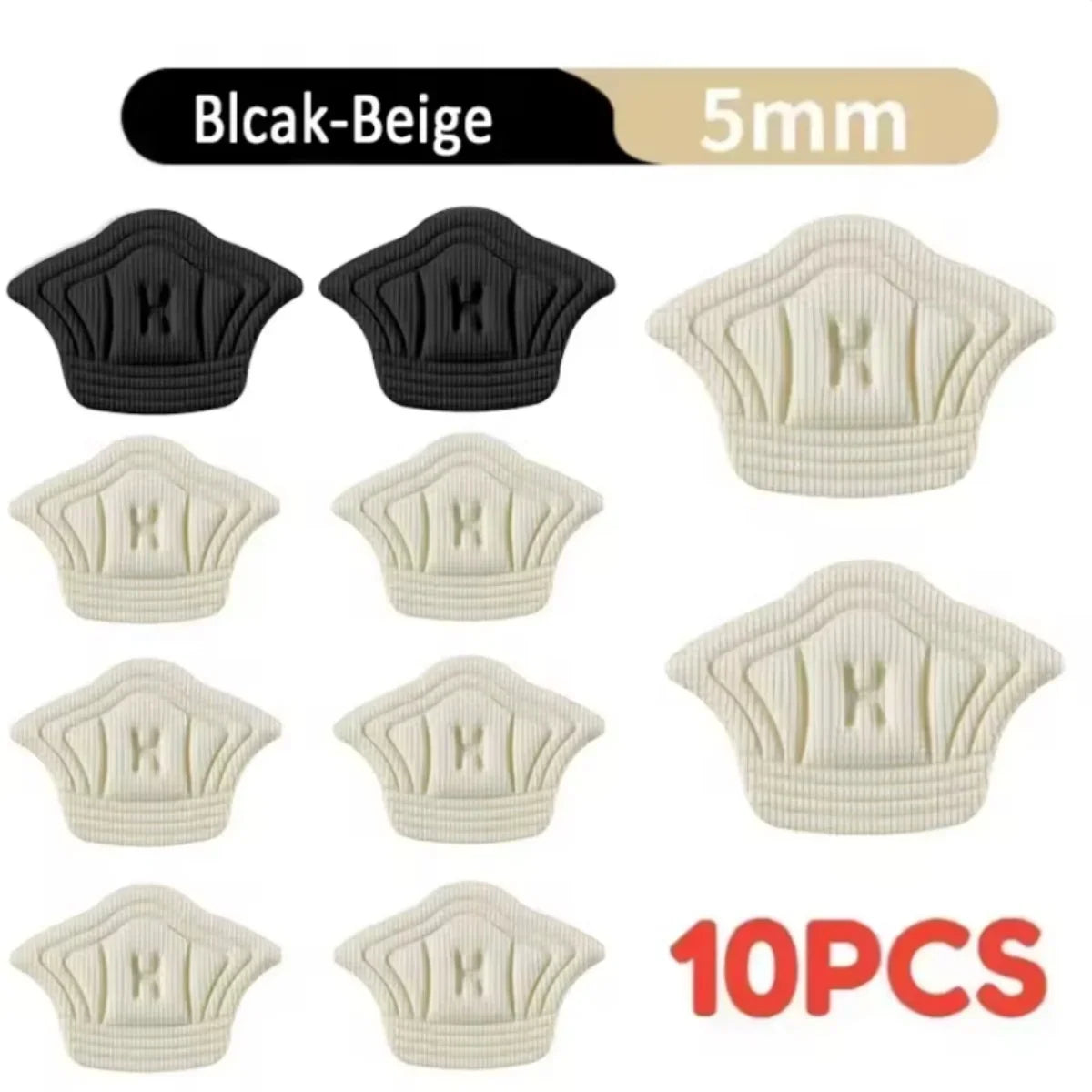 5Pairs Insoles For Shoes Patch Heel Pads For Sport Shoes Adjustable Size Feet Pad Insole Heel Protector Back Sticker Shoe Pad