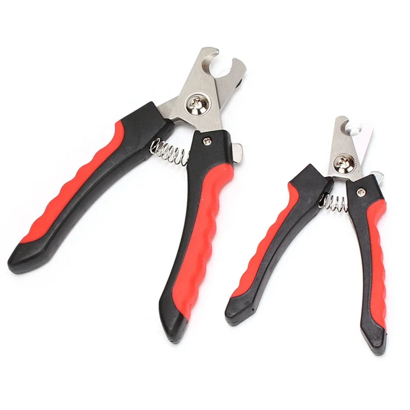 Pet Nail Clippers with Sickle Large Dog Nail Clippers Nail Clippers Multifunctional Teddy Cat Stainless Steel Grooming Scissors