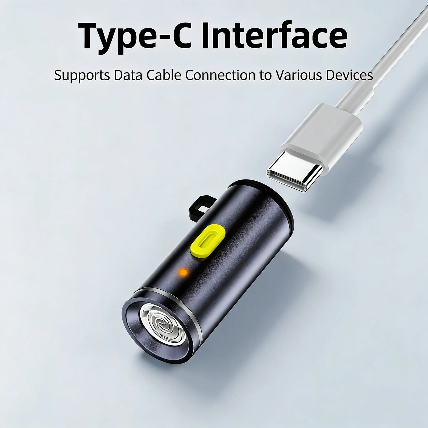 Mini USB-C Electric Lighter - Flameless Compact Portable For Air Travel & Outdoor Activities