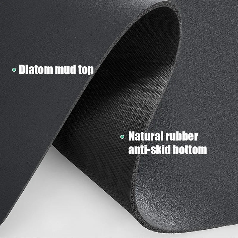 Multipurpose Large Absorbent Kitchen Mat Quick Dry Dish Drying Pad for Counter Coffee Bar Bathroom Sink Drain