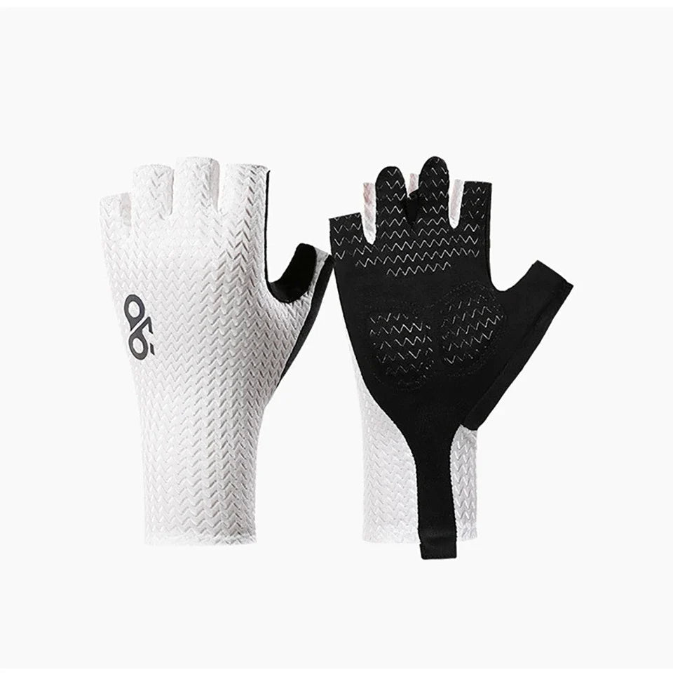 GTUBIKE Summer Breathable Half Finger Cycling Gloves Ultralight Road Bike Gloves Anti-Slip Silicone Pad Cooling Sport Gear