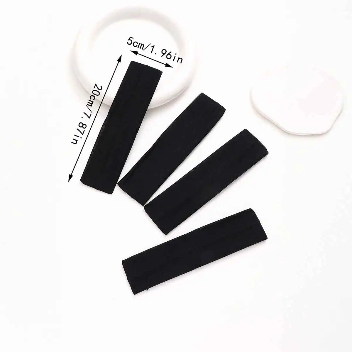 6pcs Simple Basic Solid Color Sports Yoga Headband to Absorb Sweat For Men and Women