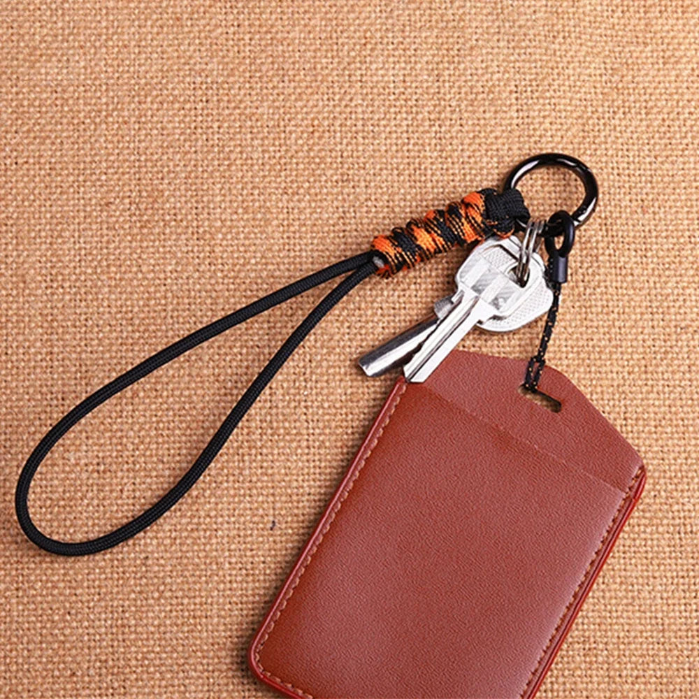 Outdoor Paracord Lanyard Survival Keychain for Men Women Handwoven Backpack Car Keyring Camping Hiking EDC Jewelry Accessories