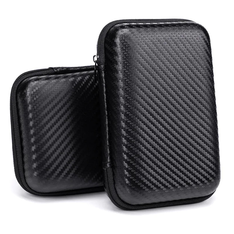 Portable Eva Storage Bag for External M.2 Hard Drive/Earphone/Data Line HDD Case Black Hard Disk Case HDD Storage Protection Bag