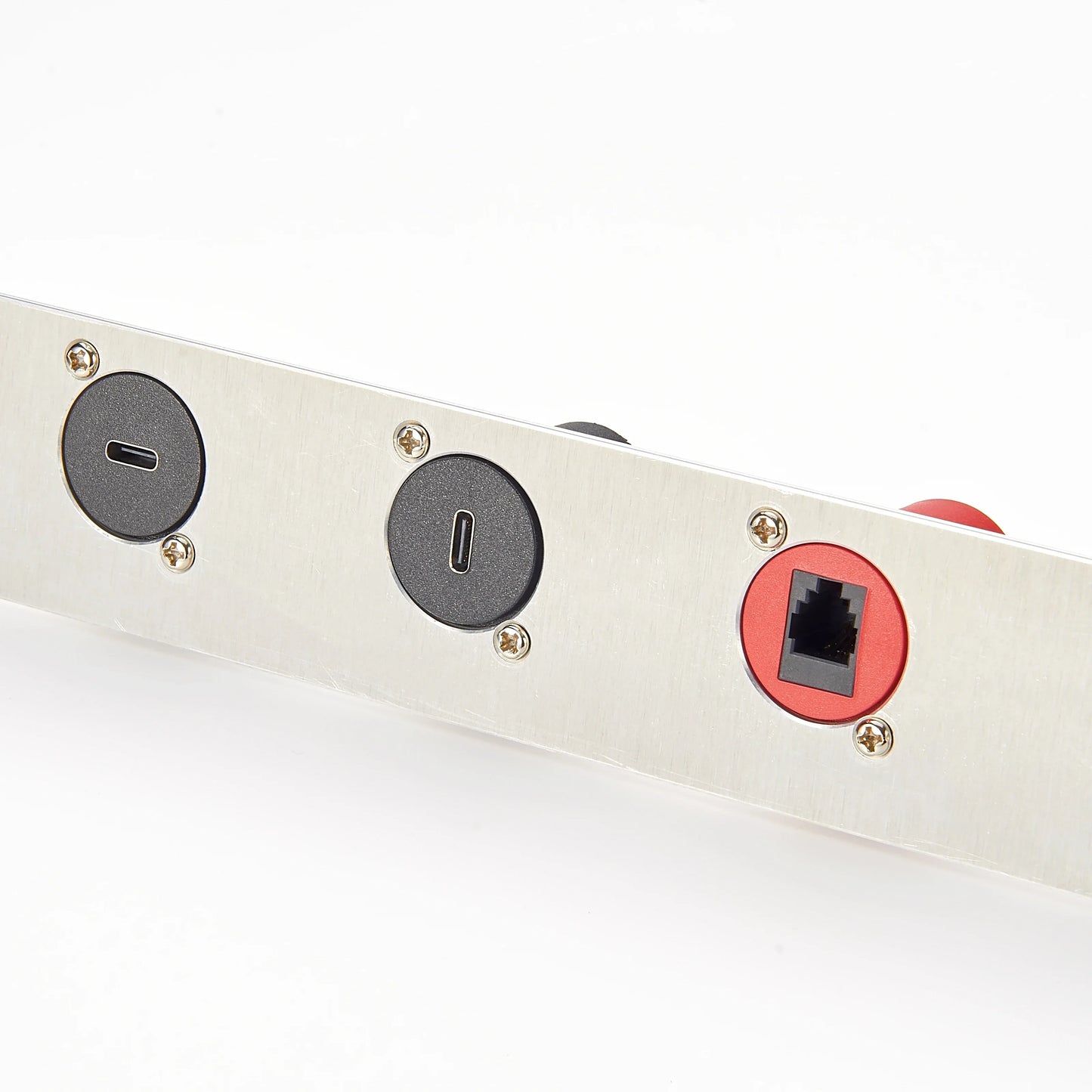10Gbps USB C to USB C Panel Mount Adapter D-Type XLR Shell Type C 3.1 Female to Female Straight Connector Mounting Socket