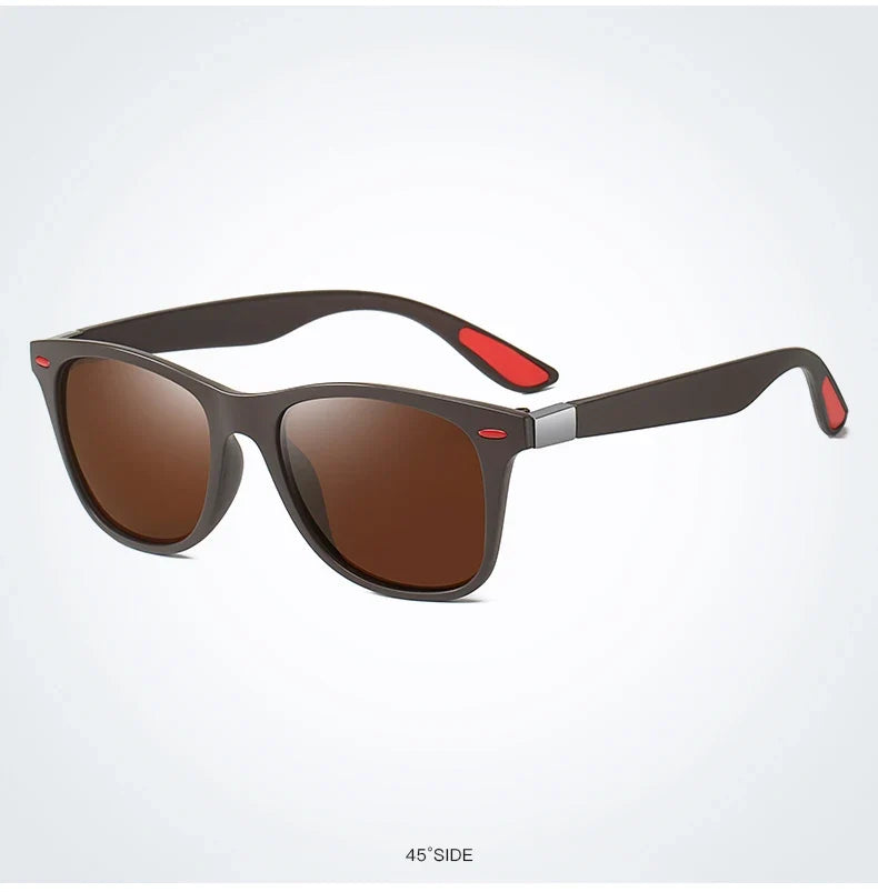 1-2-3PCS Fashion Vintage Square Unisex Driving Fishing Sunglasses Men Women Luxury Brand Designer Sun Glasses Anti-Glare Eyewear