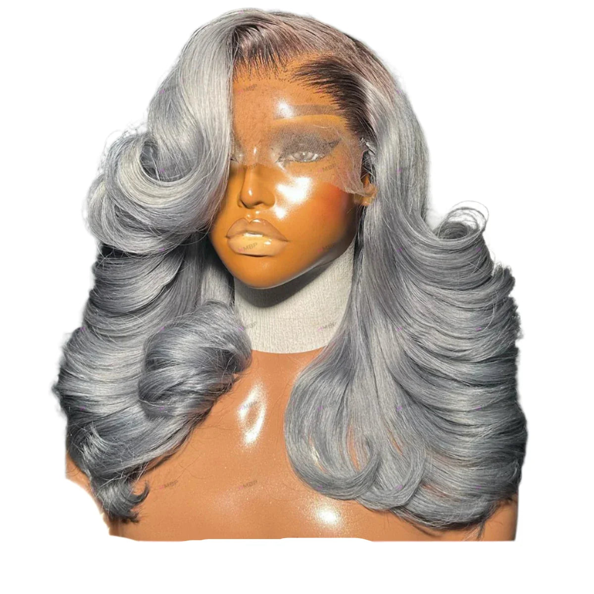Bouncy Curly Rooted Color HD Lace Front Wig | 13x4 Glueless Human Hair Ready To Go