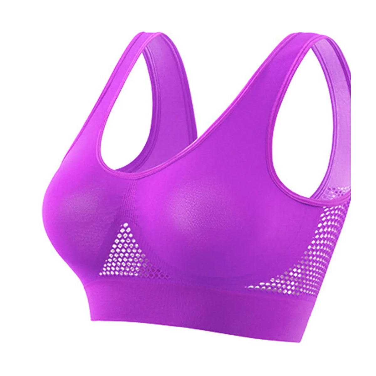 Women Anti-sagging Yoga Sports Bra High-Impact Fitness Tank Top