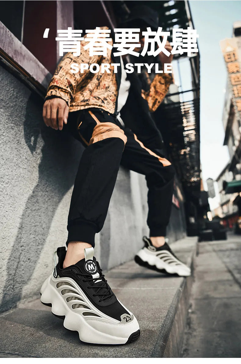 Luxury Men's Breathable Running Sneakers Casual Trainer Fashion Loafers Race Tenis Shoes for Male