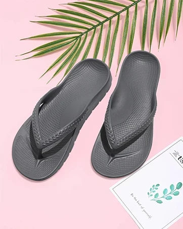 CRACOMIN New Women's Flip Flops Orthopedic Slippers With Arch Support Unisex House Sandals Summer Outdoor Non-slip Beach Slides