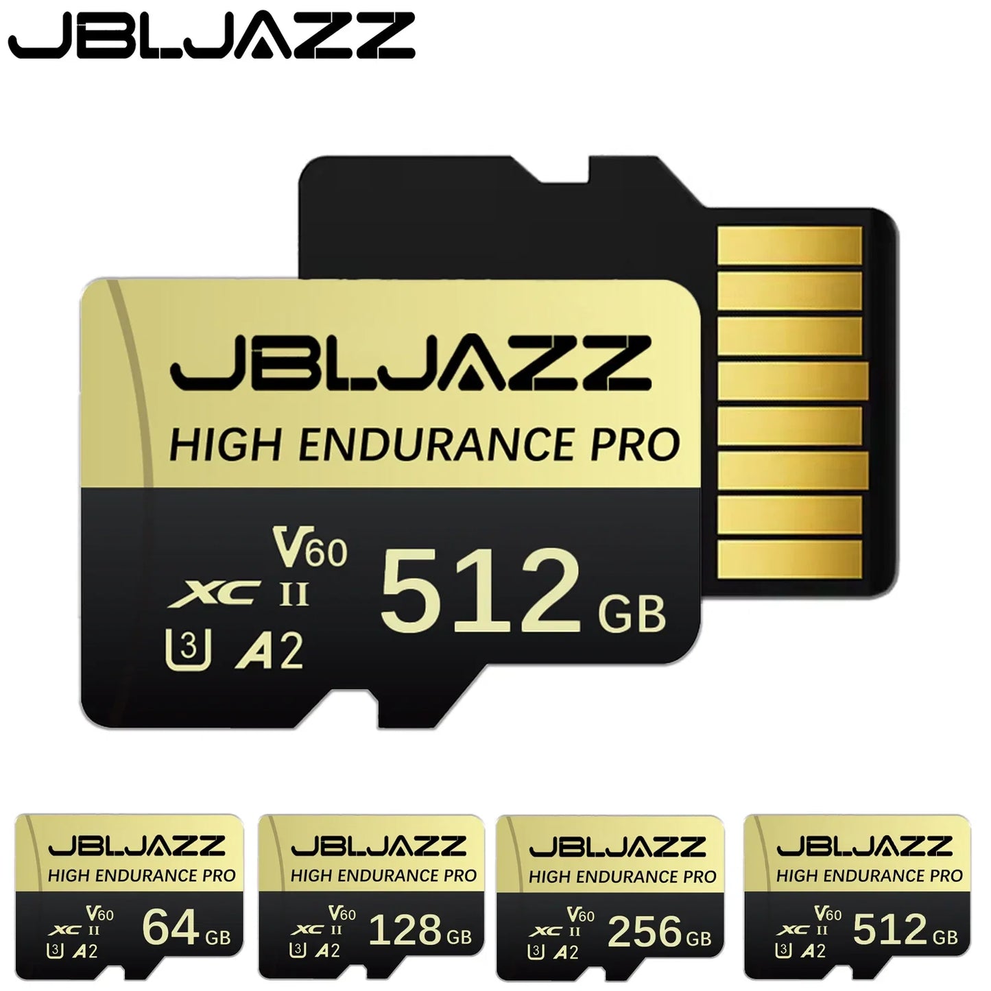 Micro SD Card High Speed Cartao De Memoria 128GB U3 V60 TF Flash Cards 64GB 256GB 512GB SD Memory Card For Phone Camera Drone