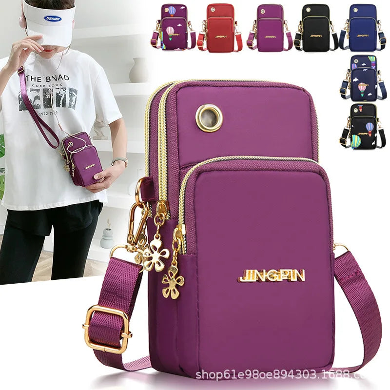 New Fashion Women's Mobile Phone Bag | Mommy Coin Bag & Neck Hanging Running Cover (Casual Crossbody Mini Bag)