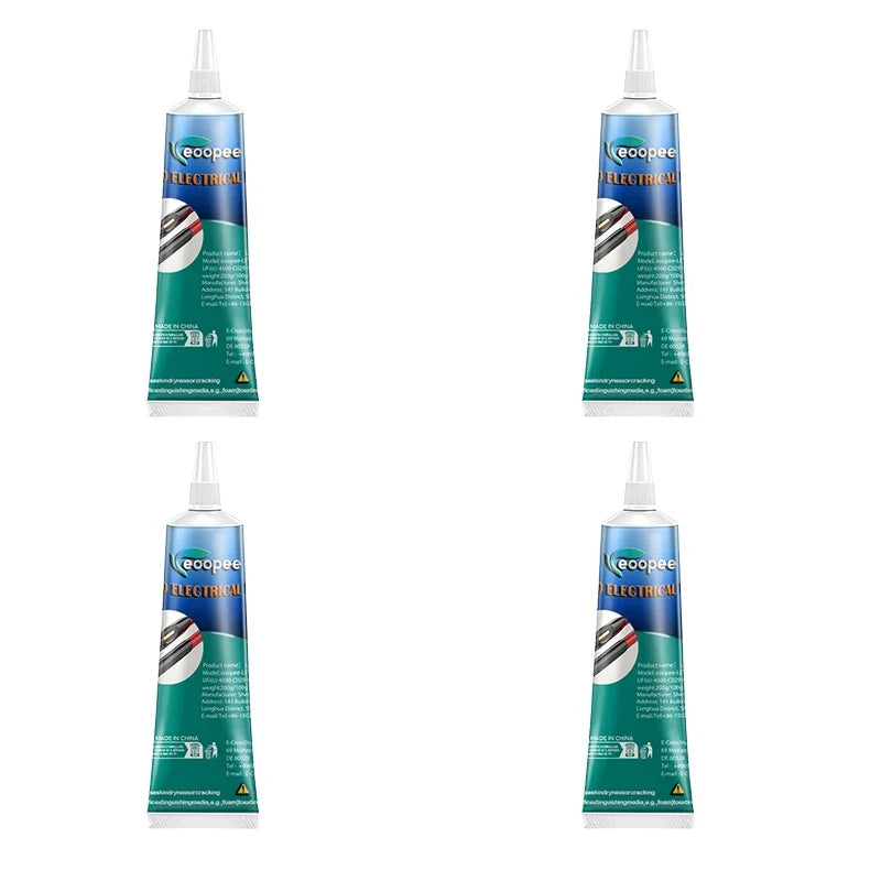 Liquid Waterproof Electrical Tape Epoxy Resin Black Glue Quick Drying Sealant For Wires And Cables Home Use Fix Line Glue