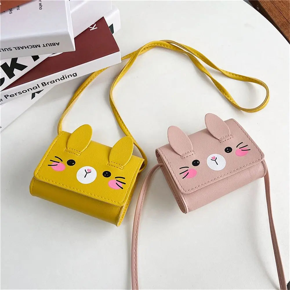 Children's Accessories Small Shoulder Bag | Cute Rabbit Baby Girls Small Crossbody Bags & Cartoon Kids Boys Mini Coin Purse Handbags