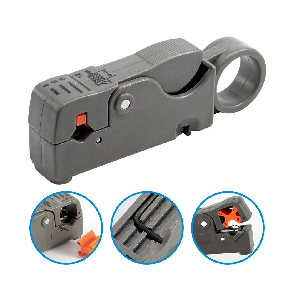 Stripping Pliers Decrustation Wire Cable Tools Stripper Stainless Steel  Hexagon Wrench Accessory Insulated Electrical Straight
