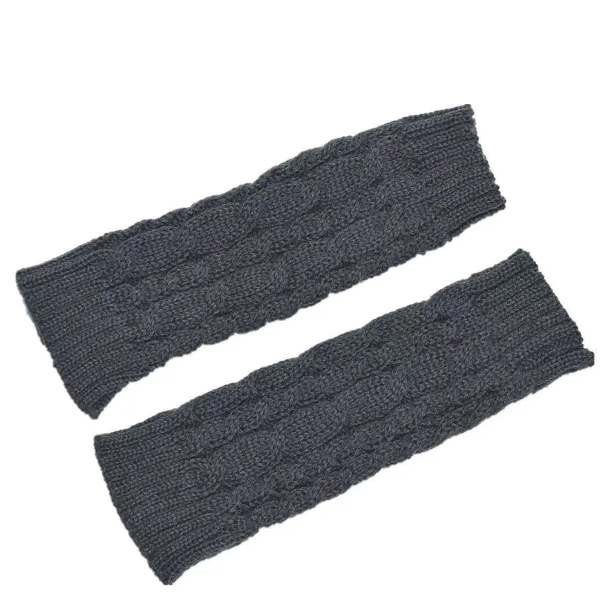 NEW Women Hand Warmer Winter Gloves Fashion Knitting Faux Wool Mitten Warm Fingerless Glove Gants Femme women gloves