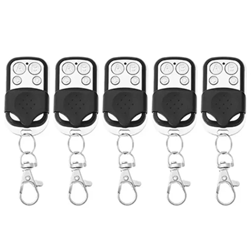 1/5/10PCS 4 Buttons 433MHZ Door Opener Remote Control Clone Fixed Learning Rolling Code Duplicator Garage Universal Garage