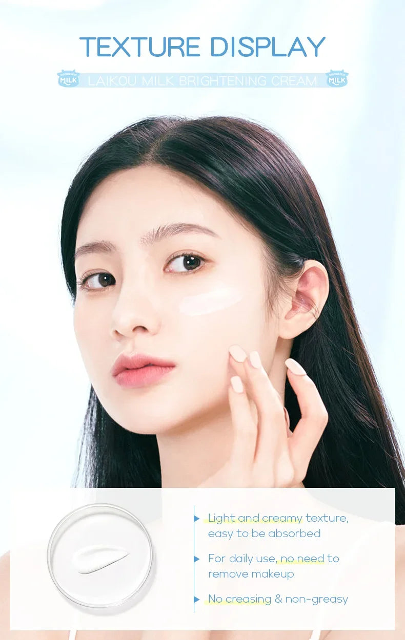 LAIKOU Milk Suyan Carem Anti Wrinkle Whitening Moisturizing Nourish Creams Beauty Aintenance Face Skin Care Cosmetic 55g