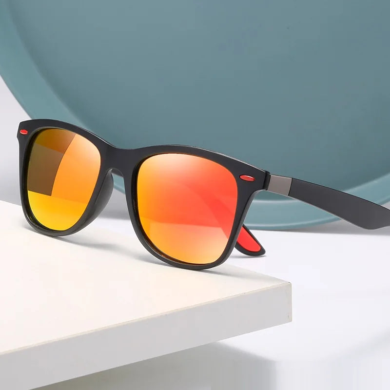 1-2-3PCS Fashion Vintage Square Unisex Driving Fishing Sunglasses Men Women Luxury Brand Designer Sun Glasses Anti-Glare Eyewear
