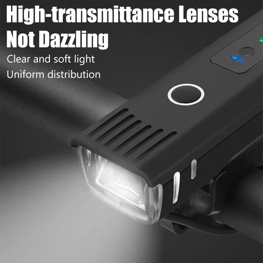Ultra Bright Bike Light Bicycle Front Headlight Night Riding Red Back Taillight Waterproof for Adult Kids Road Mountain Cycling