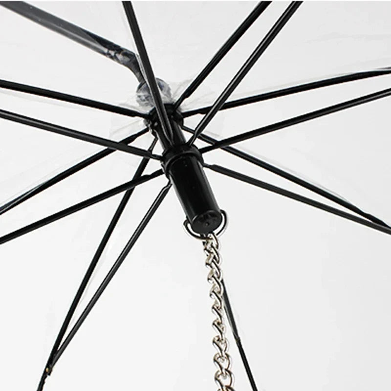 New Transparent Pet Umbrella Well Made Detachable Adjustable Rainy Day Outdoor Dog Walking Leash for Small Dogs Pet Supplies