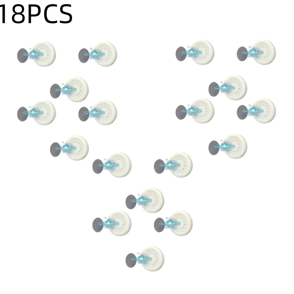 3/6pcs No Drill Magnetic Remote Holder - Wall Mount for TV/AC/DVD Remotes, White Space-Saving Design